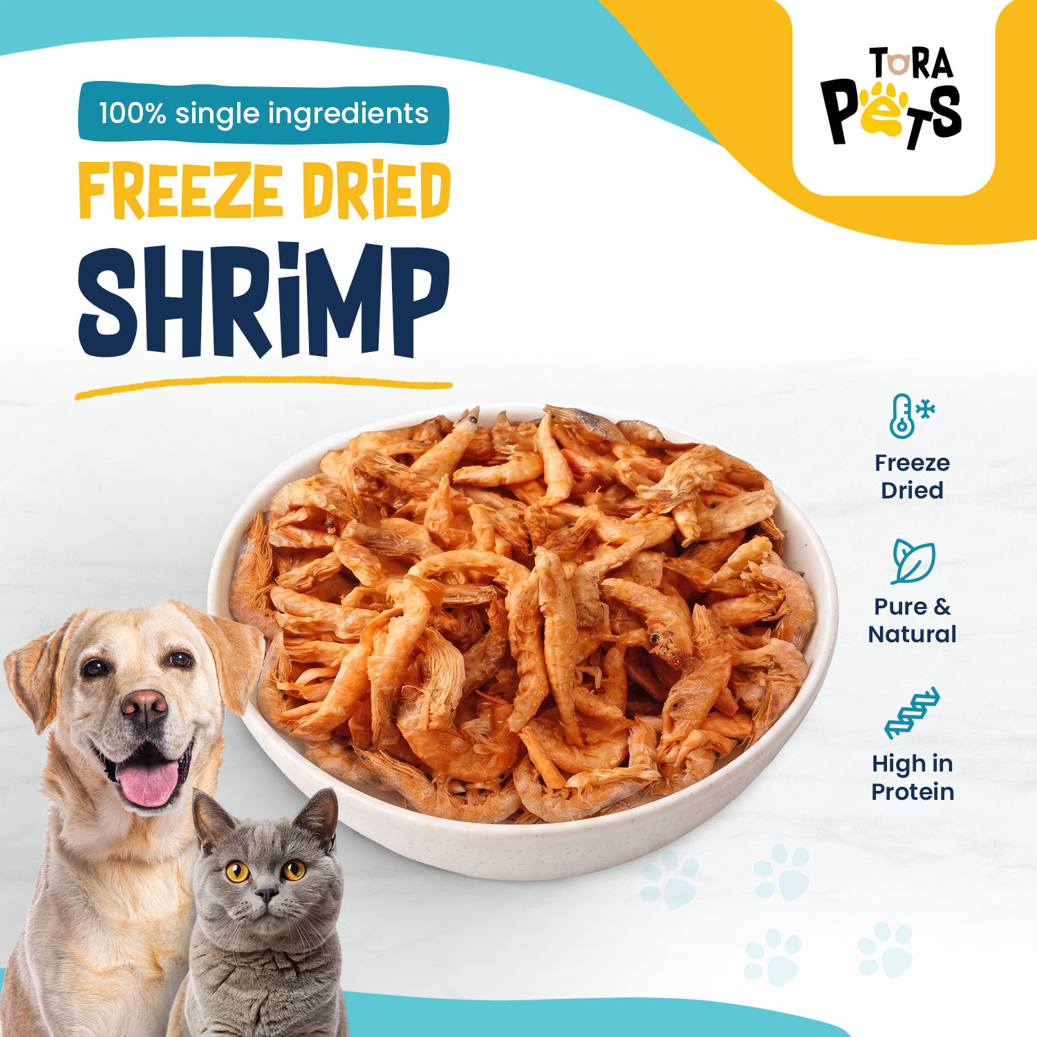 Torapets Freeze Dried Treat -Chicken, Salmon , Krill , Duck - Image 4