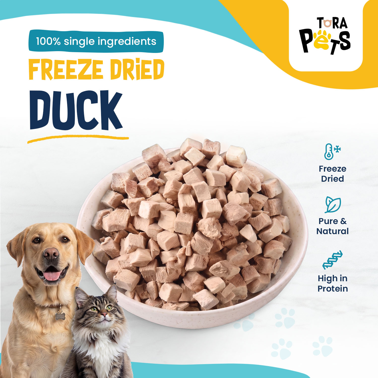 Torapets Freeze Dried Treat -Chicken, Salmon , Krill , Duck - Image 6