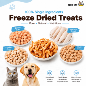 Torapets Freeze Dried Treat -Chicken, Salmon , Krill , Duck